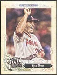 Mike Trout [Throwback] #200 Baseball Cards 2017 Topps Gypsy Queen Prices