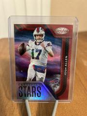 Josh Allen [Red] Football Cards 2022 Panini Certified Stars Prices