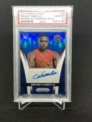 Bruno Caboclo Basketball Cards 2014 Panini Prizm Rookie Autographs Blue Prices