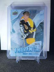 Bobby Orr #FT-BO Hockey Cards 2022 Upper Deck Trilogy Frozen in Time Prices