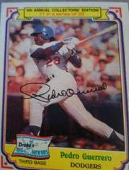 Pedro Guerrero Baseball Cards 1984 Drake's Prices