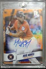Jose Abreu #BEF-JAB Baseball Cards 2024 Topps Big League Baseball Electric Orange Foil Autograph Prices