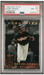 Barry Bonds [Longevity] #44 Baseball Cards 1998 Leaf Rookies & Stars Prices