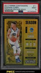 Stephen Curry [Premium Edition Gold] #11 Basketball Cards 2017 Panini Contenders Prices