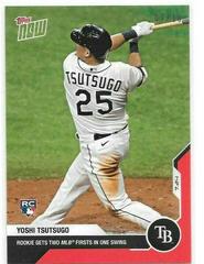 Yoshi Tsutsugo [Red] #10 Baseball Cards 2020 Topps Now Prices