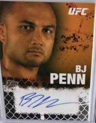 BJ Penn [Onyx] #FA-BP Ufc Cards 2010 Topps UFC Autographs Prices