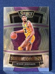 Magic Johnson [Silver Prizm] Basketball Cards 2021 Panini Select Company Prices