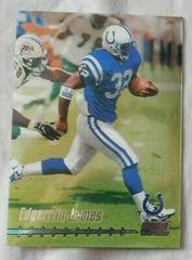 Edgerrin James [Jumbo] Football Cards 1999 Stadium Club Chrome Preview Prices