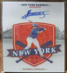 Andres Gimenez #AP-AG Baseball Cards 2021 Panini Chronicles America's Pastime Autographs Prices