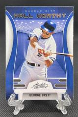George Brett #HW-13 Baseball Cards 2022 Panini Absolute Hall Worthy Prices