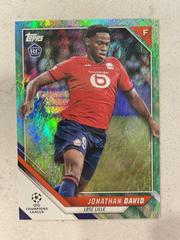 Jonathan David #176 Soccer Cards 2021 Topps UEFA Champions League Jade Prices