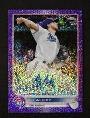 A. J. Alexy [Purple Speckle] Baseball Cards 2022 Topps Chrome Rookie Autographs Prices