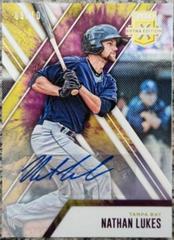 Nathan Lukes [Autograph Tie Dye] Baseball Cards 2017 Panini Elite Extra Edition Prices