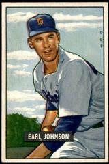 Earl Johnson #321 Baseball Cards 1951 Bowman Prices