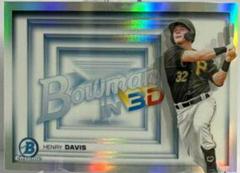 Henry Davis #B3D-2 Baseball Cards 2022 Bowman in 3D Prices