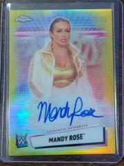 Mandy Rose [Gold Refractor] Wrestling Cards 2021 Topps Chrome WWE Autographs Prices