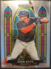 Juan Soto [Carolina Blue] #SG-3 Baseball Cards 2021 Panini Prizm Stained Glass Prices
