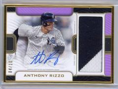 Anthony Rizzo #FAC-AR Baseball Cards 2023 Topps Definitive Framed Autograph Patch Collection Prices