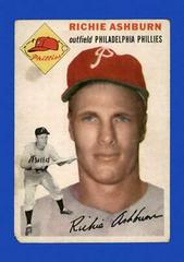 Richie Ashburn #45 Baseball Cards 1954 Topps Prices