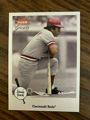 Johnny Bench #87 Baseball Cards 2002 Fleer Greats Prices