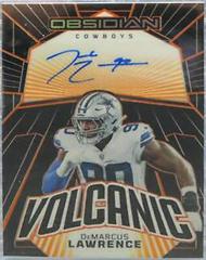 DeMarcus Lawrence [Electric Etch Orange] #4 Football Cards 2023 Panini Obsidian Volcanic Signature Prices