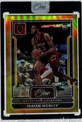 Isaiah Mobley [Gold] #108 Basketball Cards 2022 Panini One and One Prices
