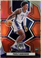 Paolo Banchero [Red] Basketball Cards 2022 Panini Chronicles Draft Picks Mosaic Prices