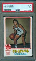 Don Nelson Basketball Cards 1973 Topps Prices