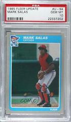 Mark Salas #U-94 Baseball Cards 1985 Fleer Update Prices
