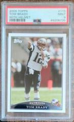 Tom Brady [With Helmet] #115 Football Cards 2009 Topps Prices