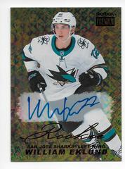 William Eklund [Sapphire Autograph] Hockey Cards 2021 Skybox Metal Universe Premium Prospects Prices