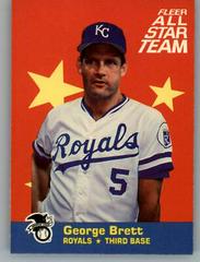 George Brett #3 Baseball Cards 1986 Fleer All Stars Prices
