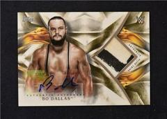 Bo Dallas [Gold] Wrestling Cards 2019 Topps WWE Undisputed Auto Relic Prices