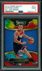 Stephen Curry [Tie Dye Prizm] Basketball Cards 2014 Panini Select Prices