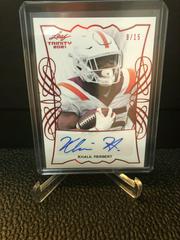 Khalil Herbert [Red] #TPA-KH2 Football Cards 2021 Leaf Trinity Portrait Autographs Prices