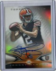 Johnny Manziel [Purple Refractor] Football Cards 2014 Topps Platinum Rookie Autograph Prices
