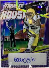 Corey Kiner [Purple] #TH-CK1 Football Cards 2022 Leaf Valiant Autographs Take it to the House Prices