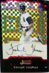Frank Thomas [Xfractor] #64 Baseball Cards 2004 Bowman Chrome Prices