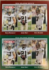 Colby Bockwoldt, Jason Craft, Steve Gleason [Red] Football Cards 2006 Topps Total Prices