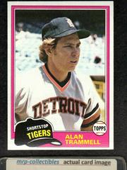 Alan Trammell #709 Baseball Cards 1981 Topps Prices