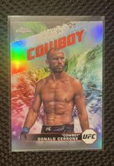 Donald Cerrone Cowboy [Black Refractor] #AKA-14 Ufc Cards 2024 Topps Chrome UFC AKA Prices