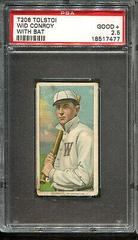 Wid Conroy [With Bat] #NNO Baseball Cards 1909 T206 Tolstoi Prices