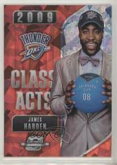 James Harden [Red Cracked Ice] Basketball Cards 2018 Panini Contenders Optic Class Acts Prices