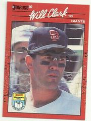 Will Clark Baseball Cards 1990 Donruss Learning Series Prices