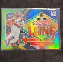 Damian Lillard [Lime Green] Basketball Cards 2021 Panini Donruss Optic Express Lane Prices