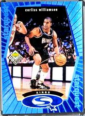 Corliss Williamson [Blue] #SQ23 Basketball Cards 1998 UD Choice Starquest Prices