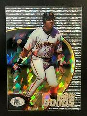 Barry Bonds [Pattern 21] #3 Baseball Cards 1998 Topps Tek Prices