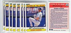 Roger Clemens #627 Baseball Cards 1990 Fleer Prices