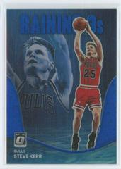 Steve Kerr [Blue] #17 Basketball Cards 2022 Panini Donruss Optic Raining 3s Prices