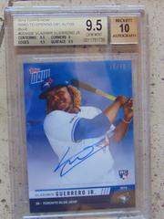 Vladimir Guerrero Jr. [Autograph Blue] #ODVGB Baseball Cards 2019 Topps Now Road to Opening Day Prices